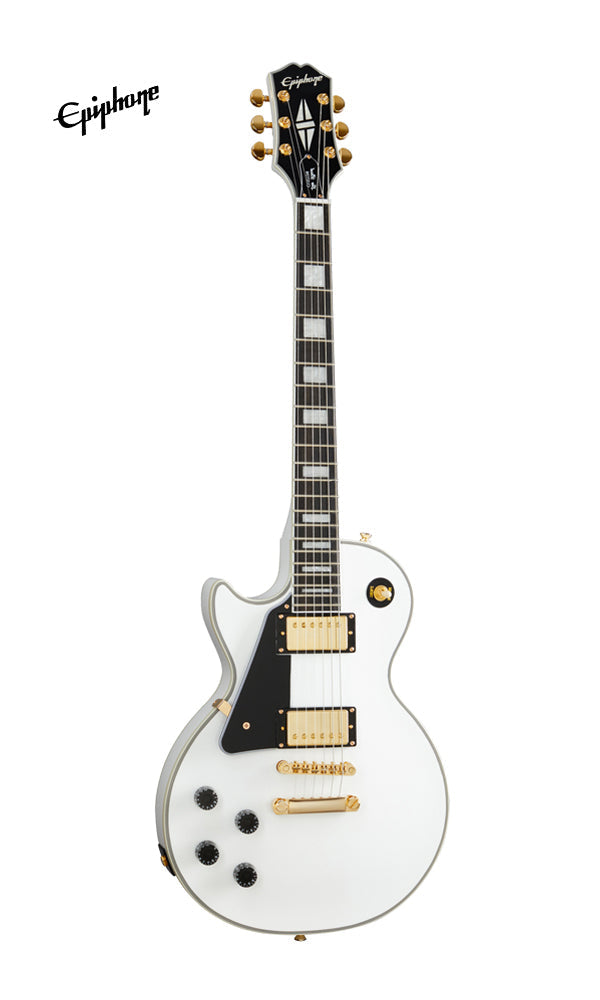 Epiphone Les Paul Custom Left-Handed Electric Guitar - Alpine White