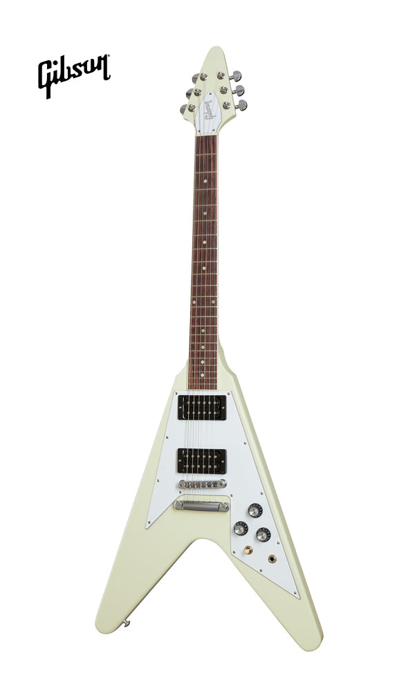 GIBSON 70S FLYING V ELECTRIC GUITAR - CLASSIC WHITE
