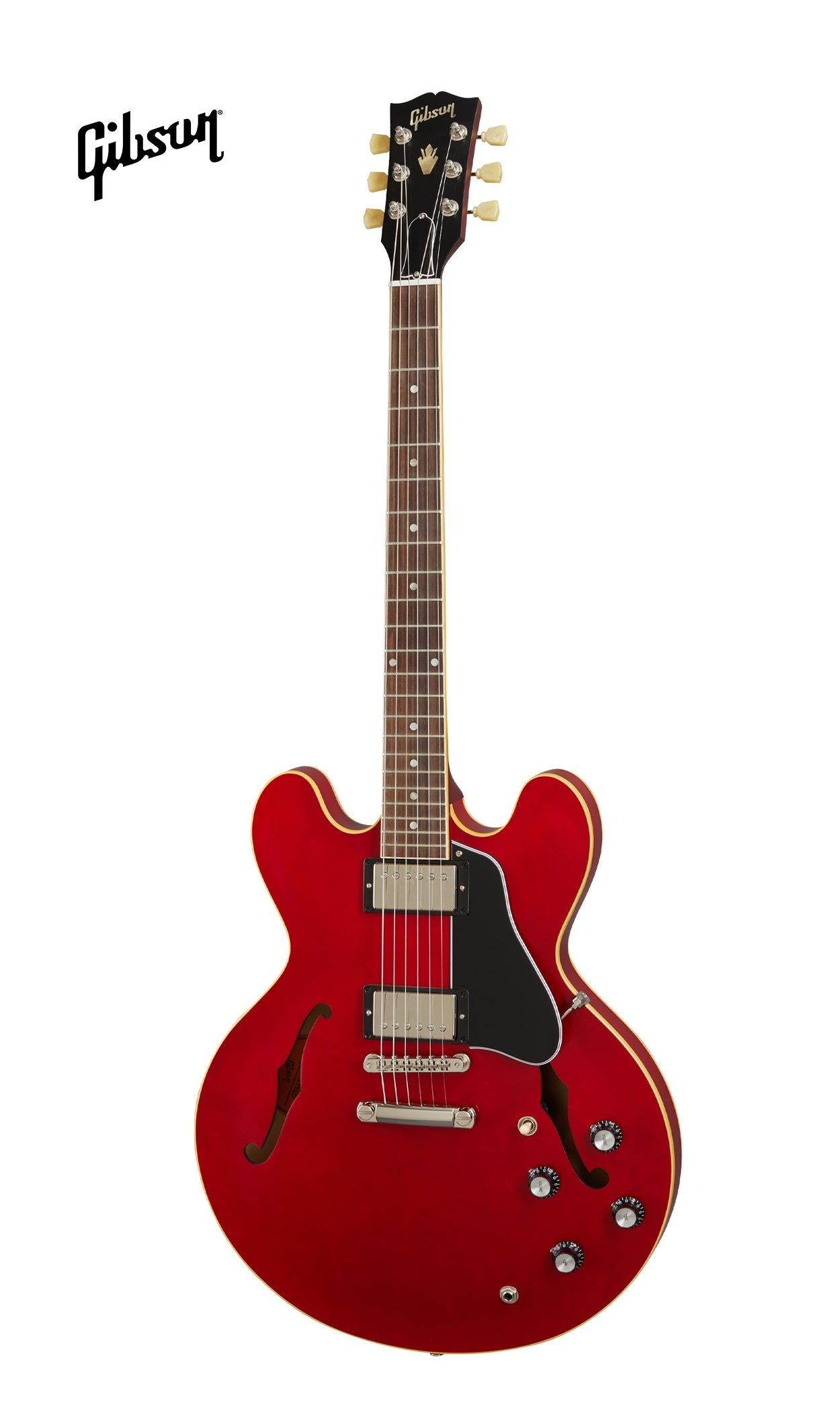 GIBSON ES-335 SATIN SEMI-HOLLOWBODY ELECTRIC GUITAR - SATIN CHERRY