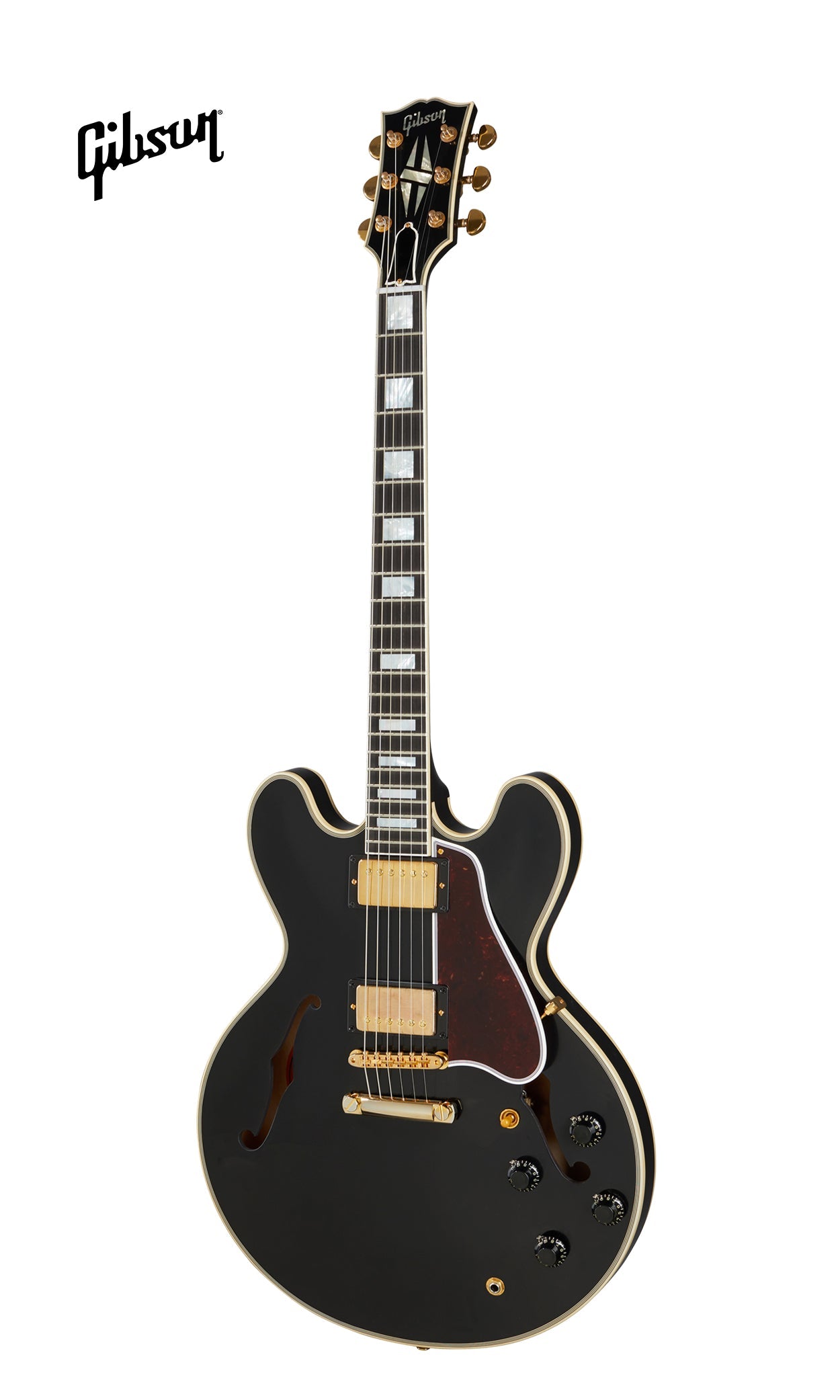 GIBSON 1959 ES-355 REISSUE STOP BAR VOS SEMI-HOLLOWBODY ELECTRIC GUITAR - EBONY