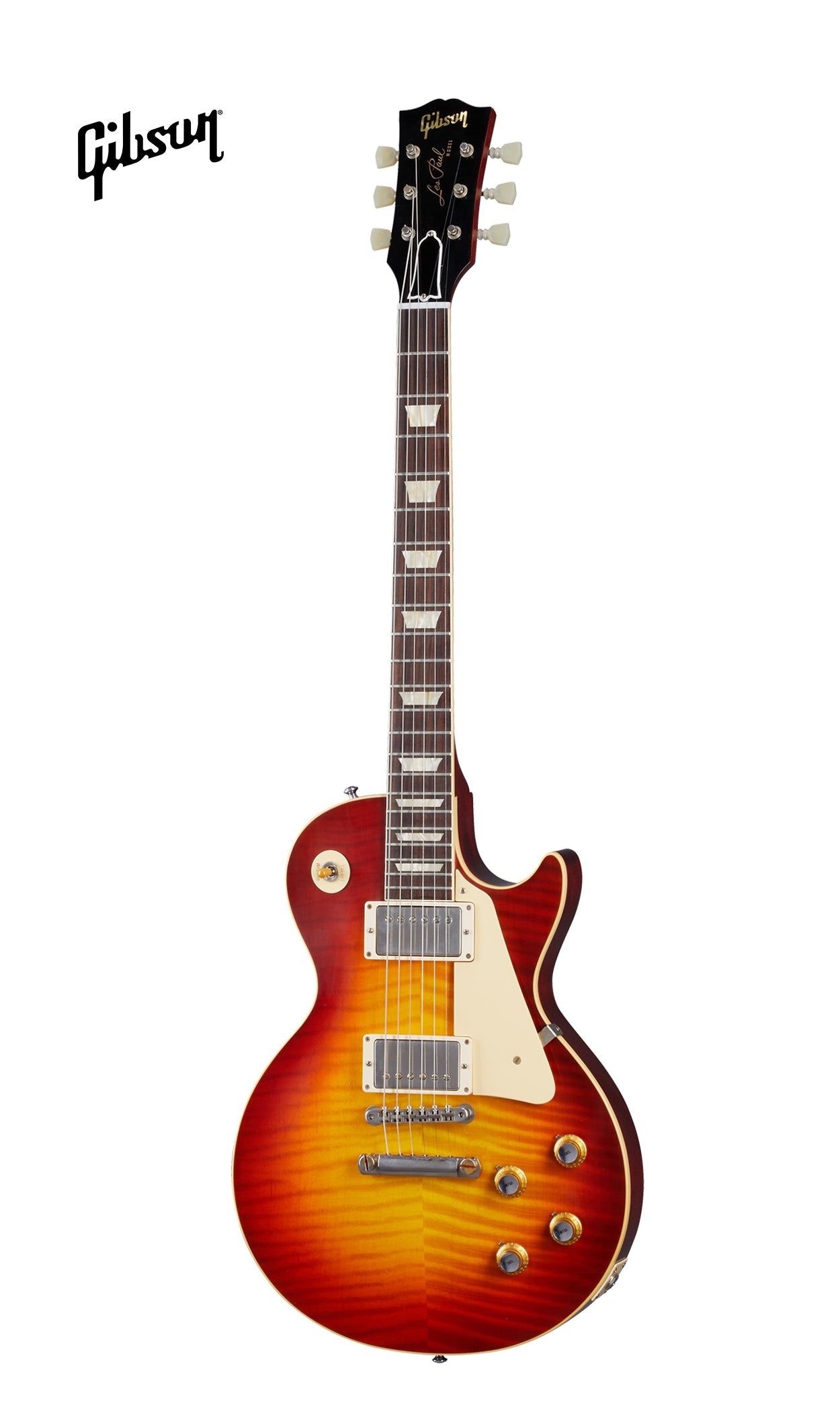 GIBSON 1960 LES PAUL STANDARD REISSUE ULTRA LIGHT AGED ELECTRIC GUITAR - WIDE TOMATO BURST
