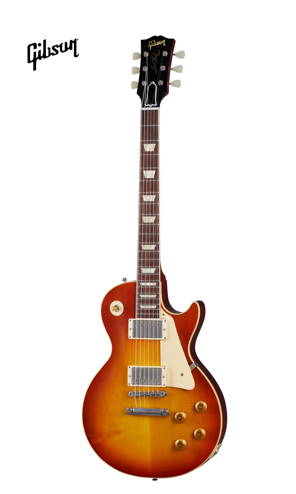 GIBSON 1958 LES PAUL STANDARD REISSUE ULTRA LIGHT AGED ELECTRIC GUITAR - WASHED CHERRY SUNBURST