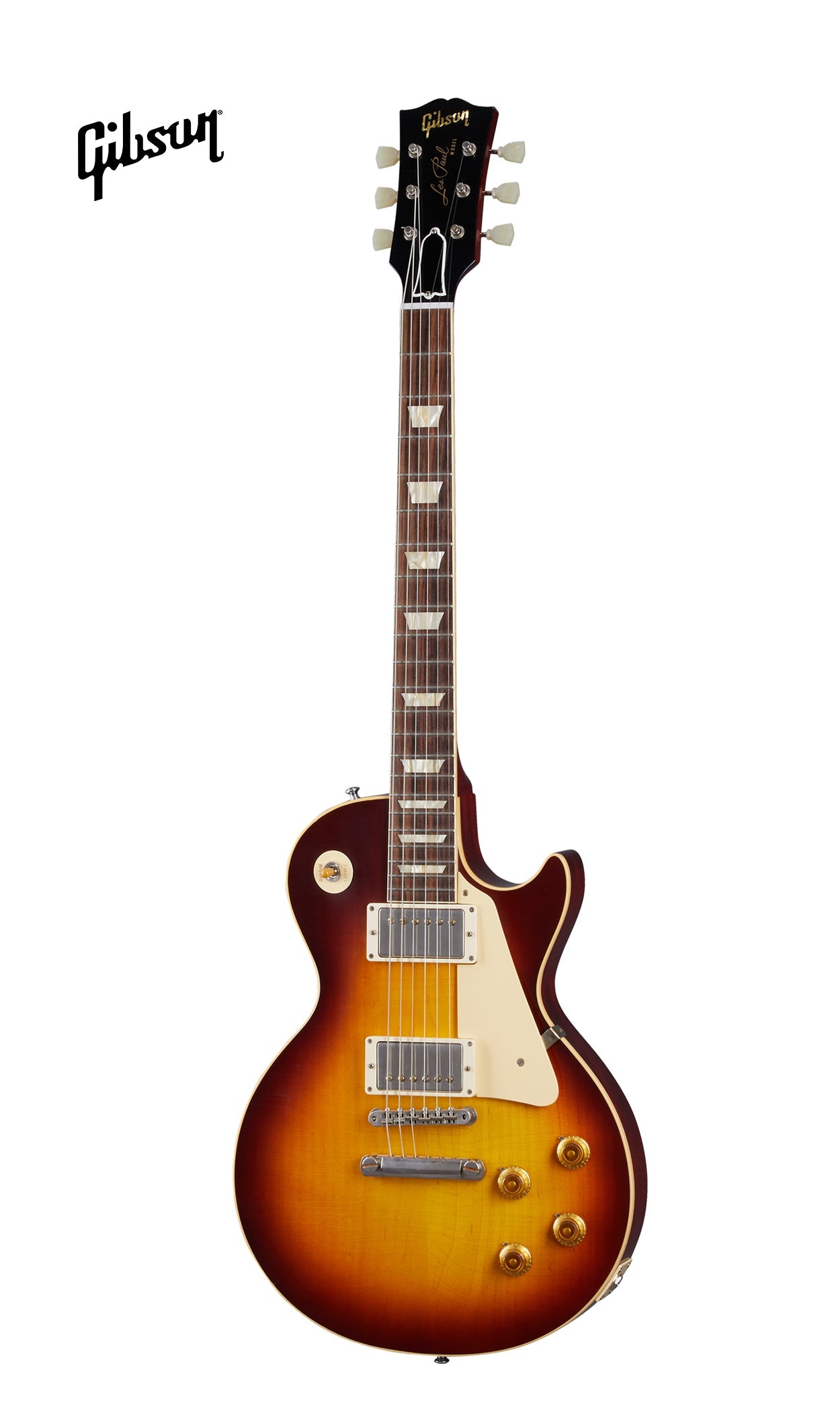 GIBSON 1958 LES PAUL STANDARD REISSUE ULTRA LIGHT AGED ELECTRIC GUITAR - BOURBON BURST