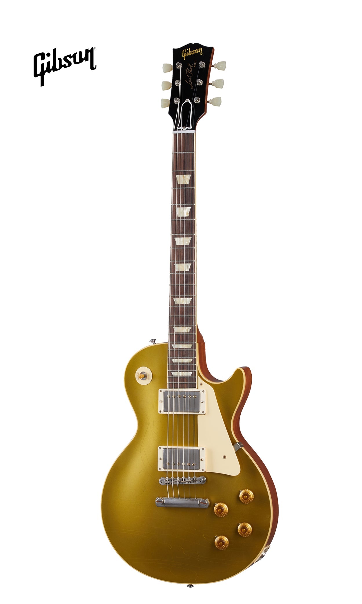 GIBSON 1957 LES PAUL GOLDTOP REISSUE ULTRA LIGHT AGED ELECTRIC GUITAR - DOUBLE GOLD