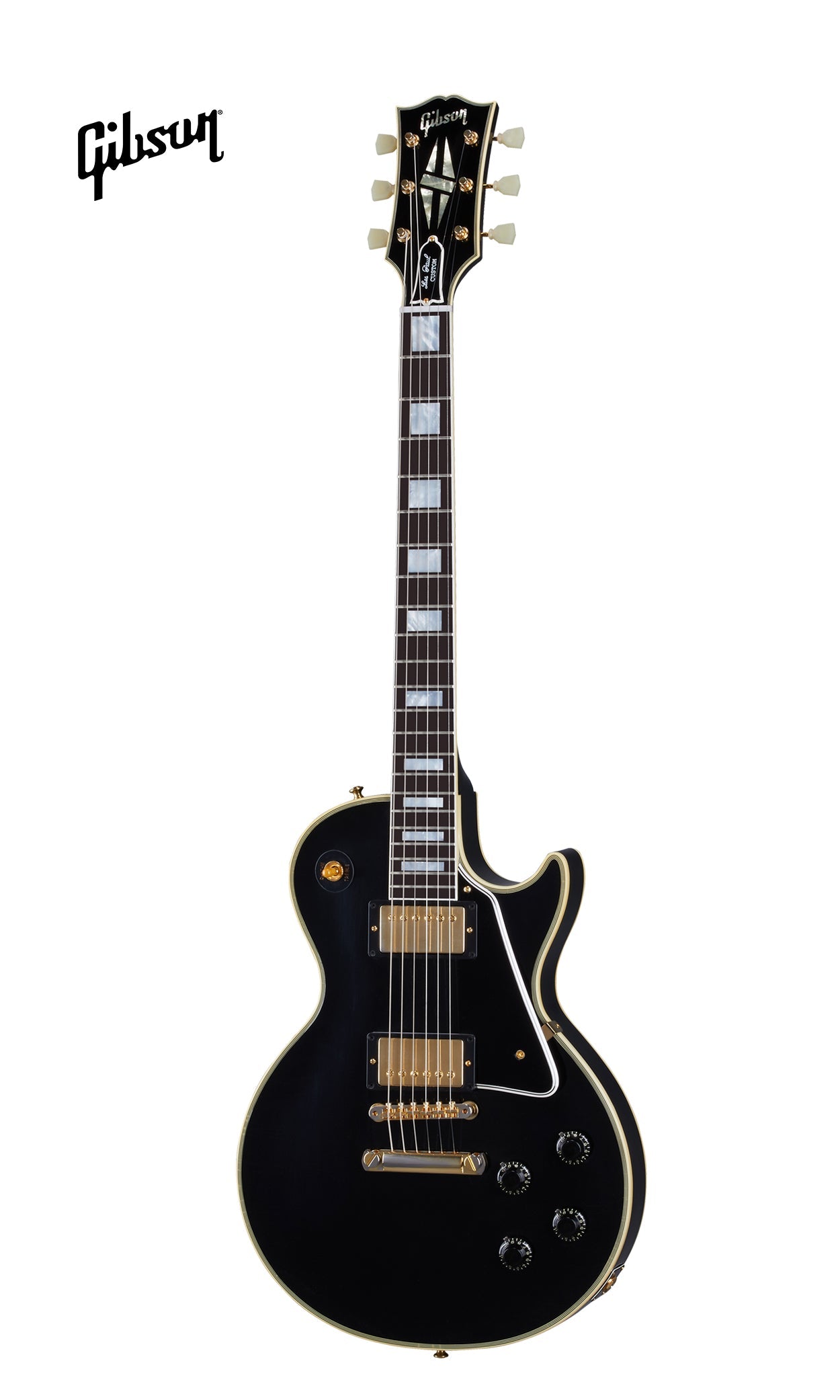 GIBSON 1957 LES PAUL CUSTOM REISSUE 2-PICKUP ULTRA LIGHT AGED ELECTRIC GUITAR - EBONY