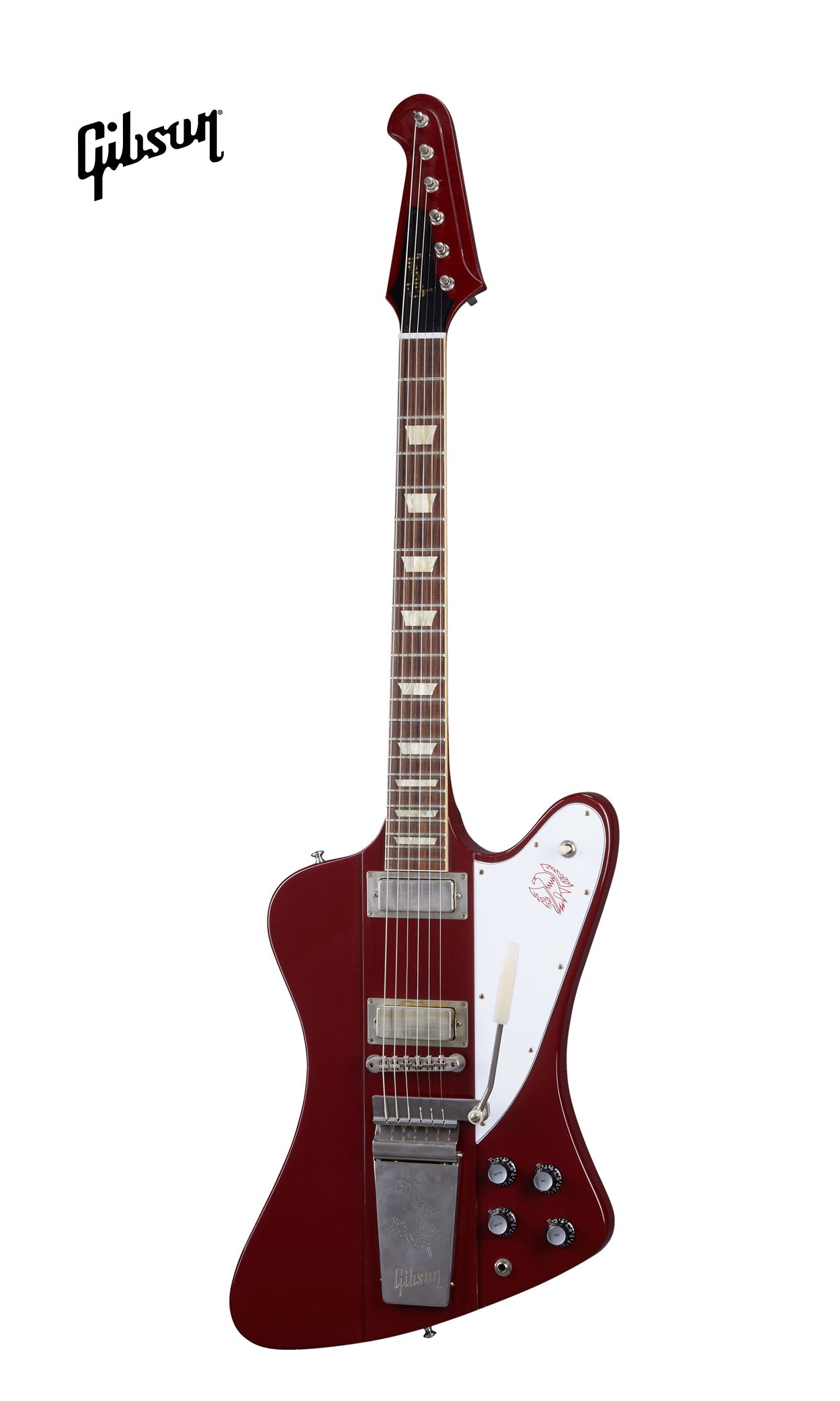 GIBSON 1963 FIREBIRD V WITH MAESTRO VIBROLA ULTRA LIGHT AGED ELECTRIC GUITAR - EMBER RED