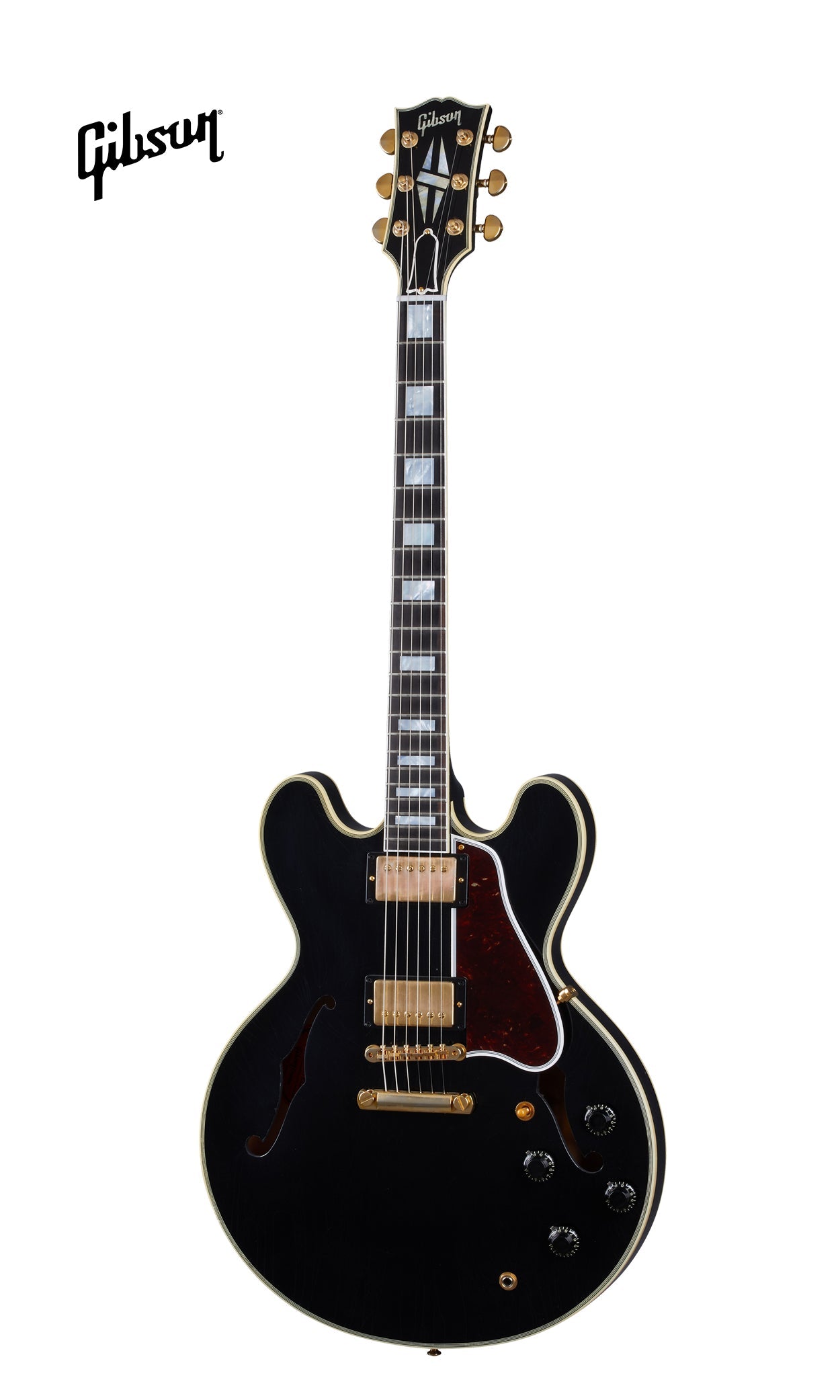 GIBSON 1959 ES-355 REISSUE STOP BAR ULTRA LIGHT AGED SEMI-HOLLOWBODY ELECTRIC GUITAR - EBONY