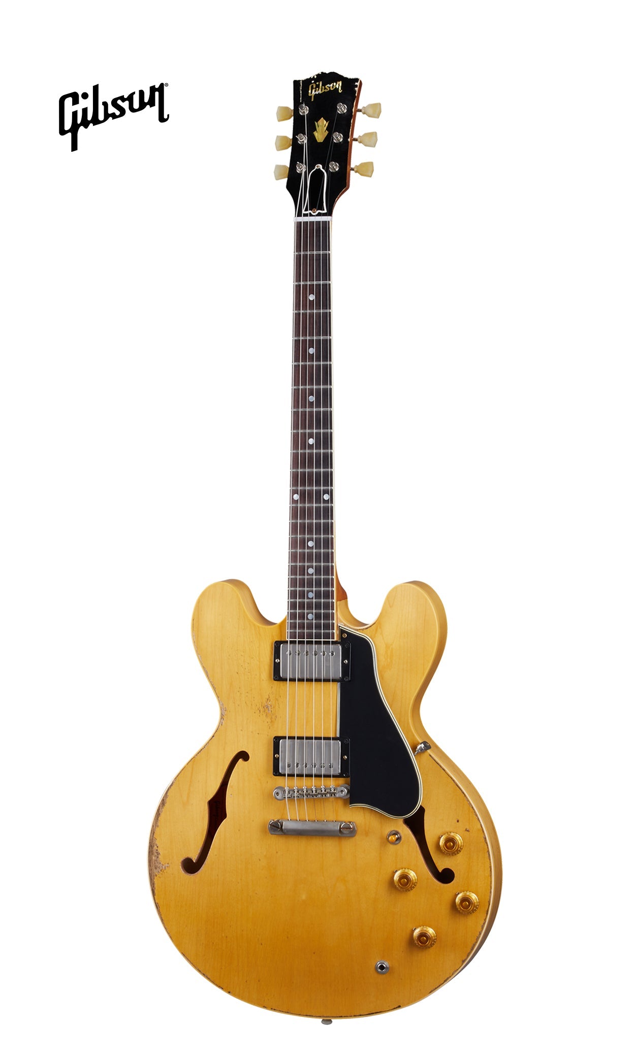 GIBSON 1959 ES-335 REISSUE ULTRA HEAVY AGED SEMI-HOLLOWBODY ELECTRIC GUITAR - VINTAGE NATURAL