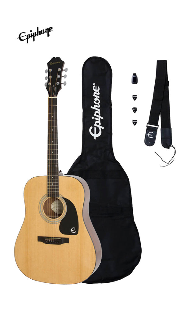 Epiphone Songmaker DR-100 Acoustic Guitar Player Pack - Natural
