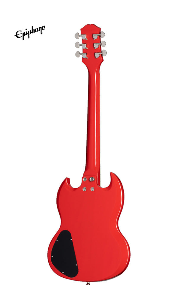 Epiphone Power Players SG Electric Guitar - Lava Red (Gig Bag, Cable, Picks Included)