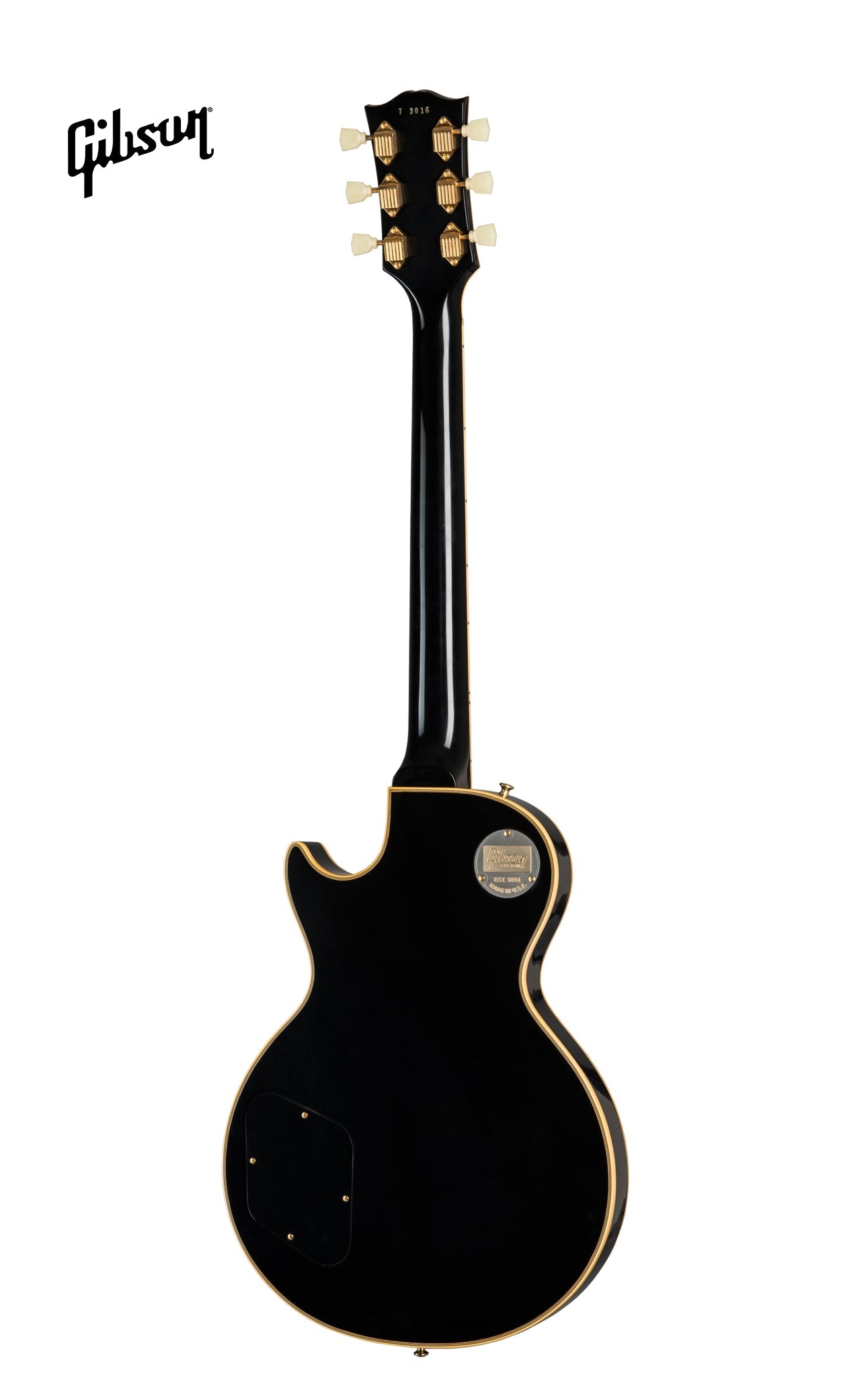 GIBSON 1957 LES PAUL CUSTOM REISSUE 3-PICKUP VOS ELECTRIC GUITAR - EBONY