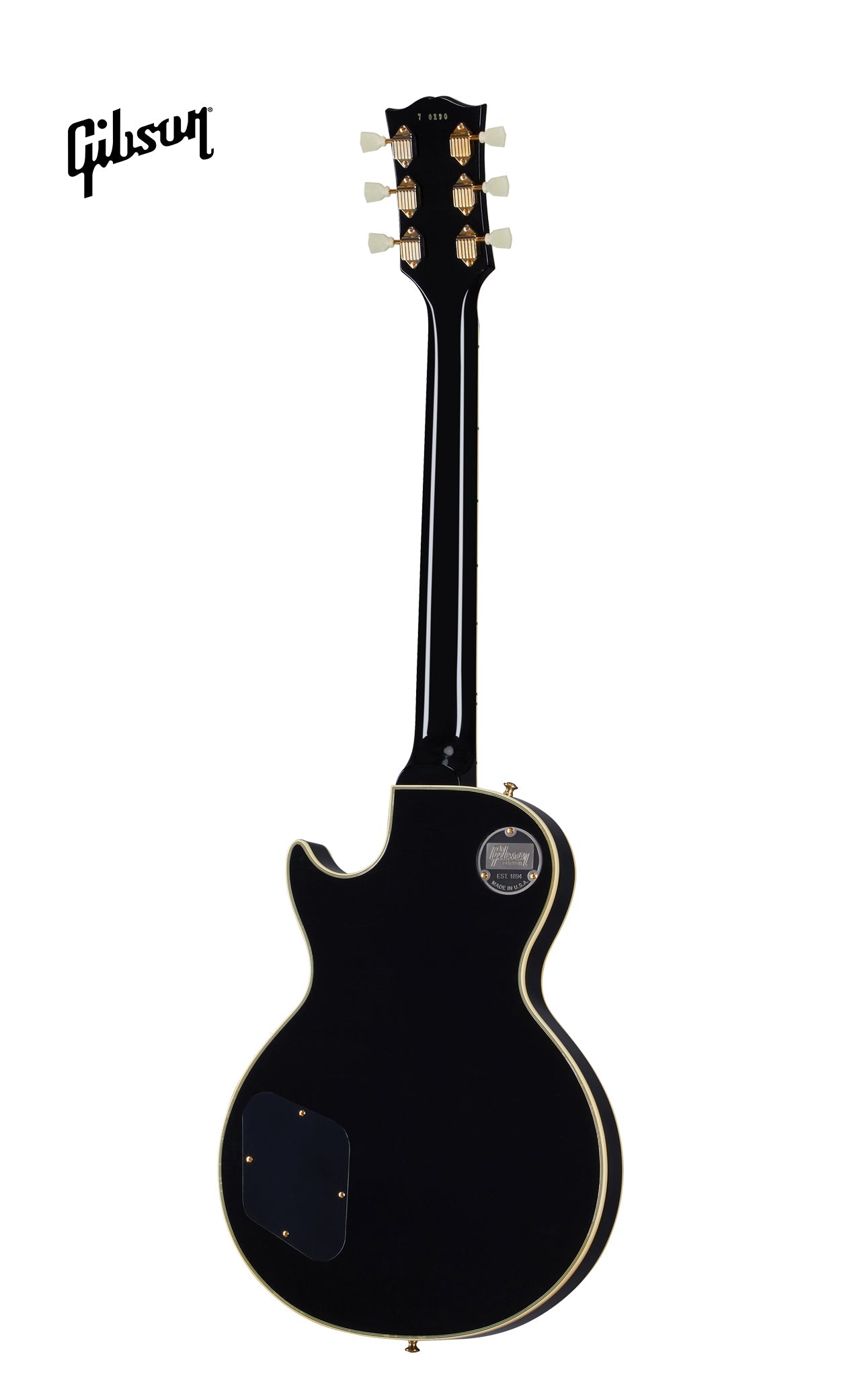 GIBSON 1957 LES PAUL CUSTOM REISSUE 2-PICKUP ULTRA LIGHT AGED ELECTRIC GUITAR - EBONY
