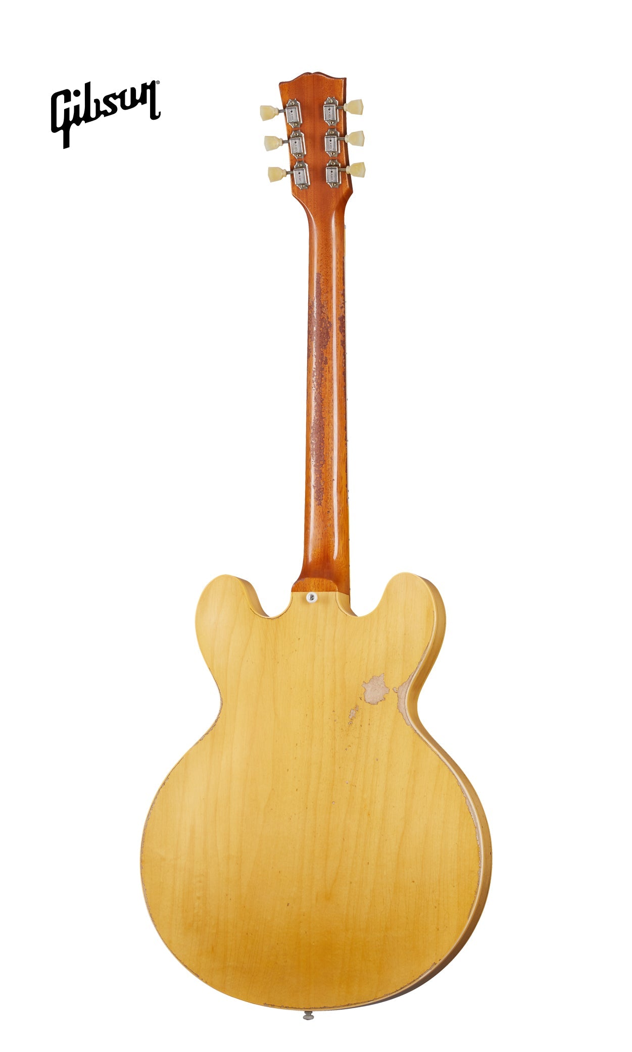 GIBSON 1959 ES-335 REISSUE ULTRA HEAVY AGED SEMI-HOLLOWBODY ELECTRIC GUITAR - VINTAGE NATURAL