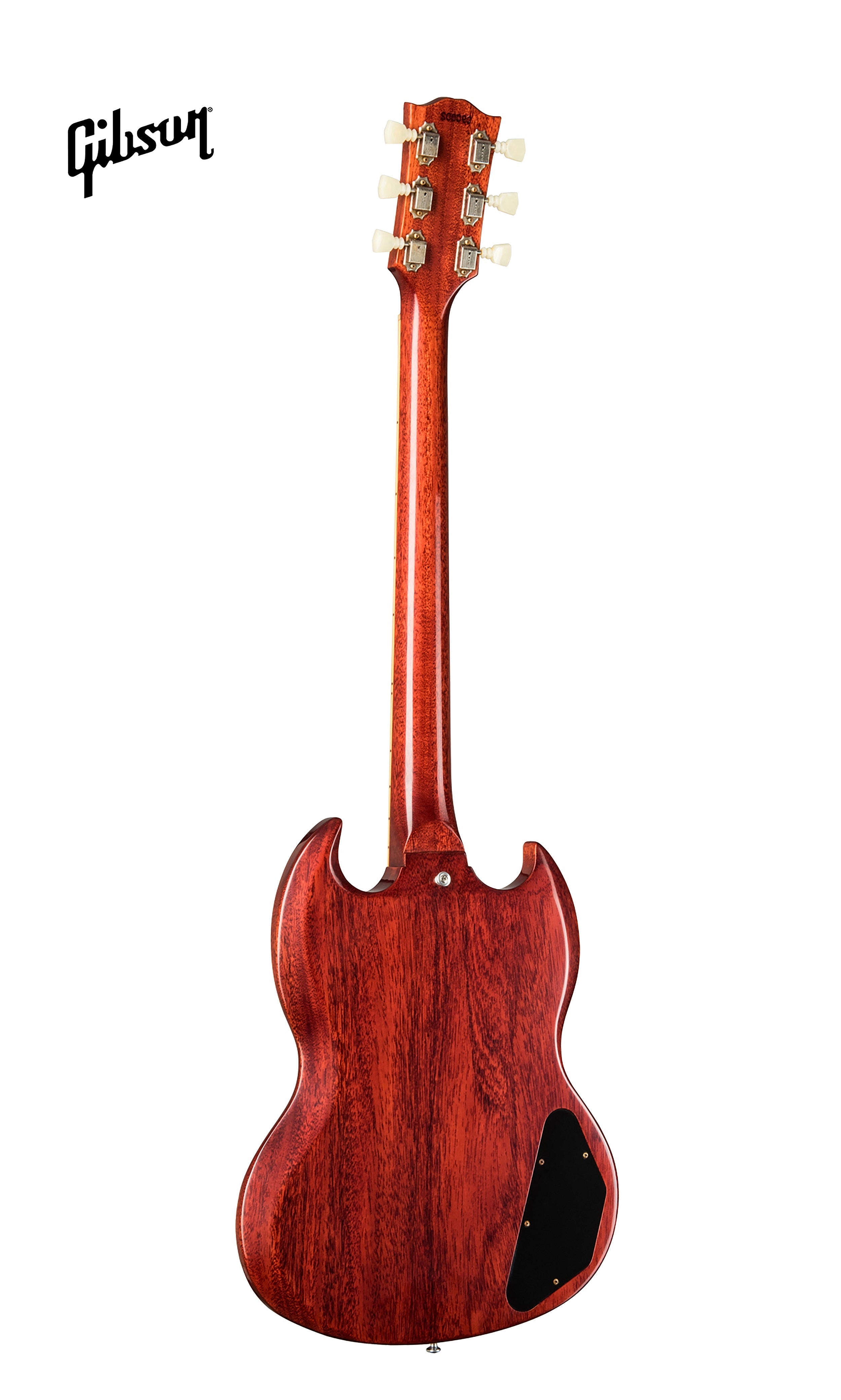 GIBSON 1964 SG STANDARD REISSUE WITH MAESTRO VIBROLA VOS LEFT-HANDED ELECTRIC ELECTRIC GUITAR - CHERRY RED