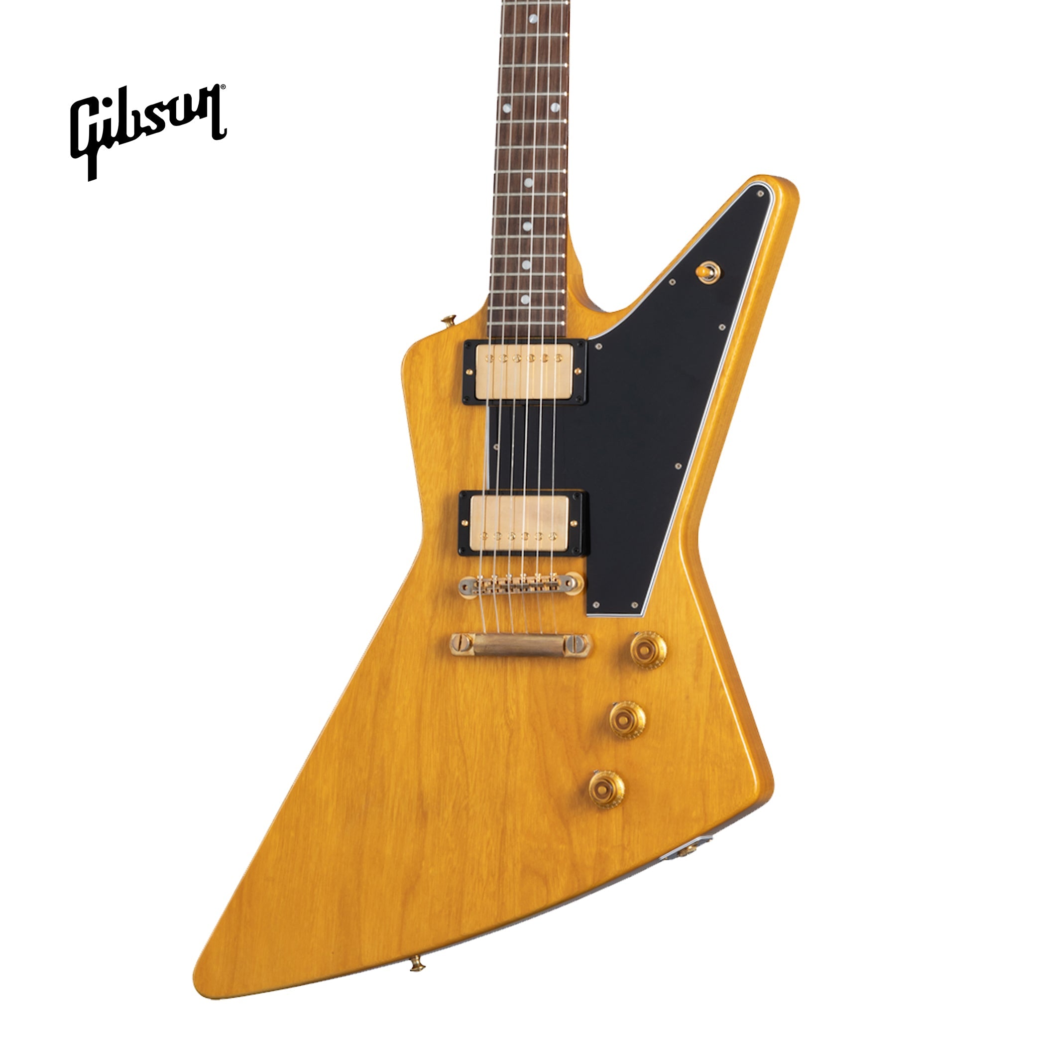 GIBSON 1958 KORINA EXPLORER ELECTRIC GUITAR WITH BLACK PICKGUARD - NATURAL