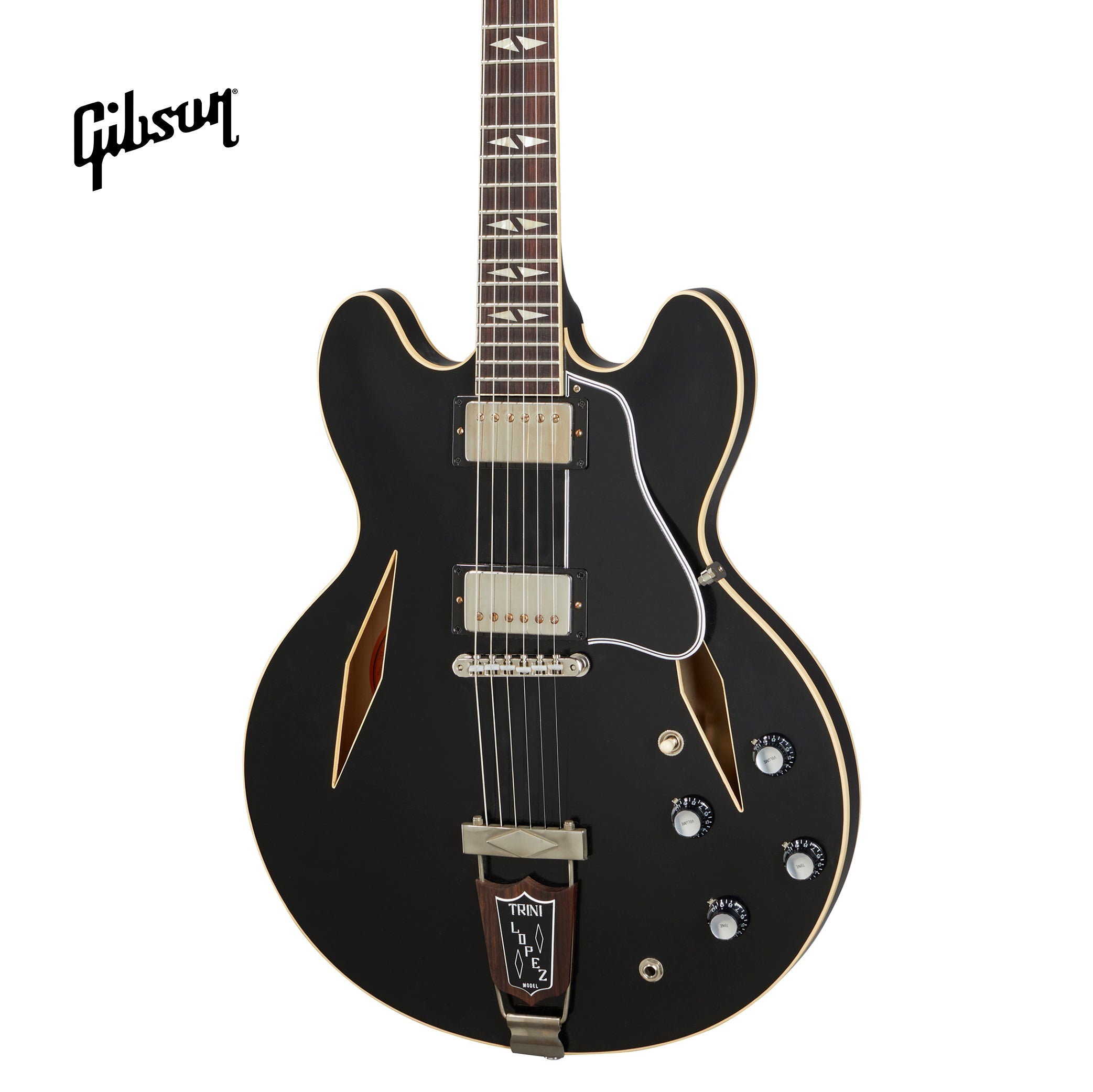 GIBSON 1964 TRINI LOPEZ STANDARD REISSUE VOS SEMI-HOLLOWBODY ELECTRIC GUITAR - EBONY