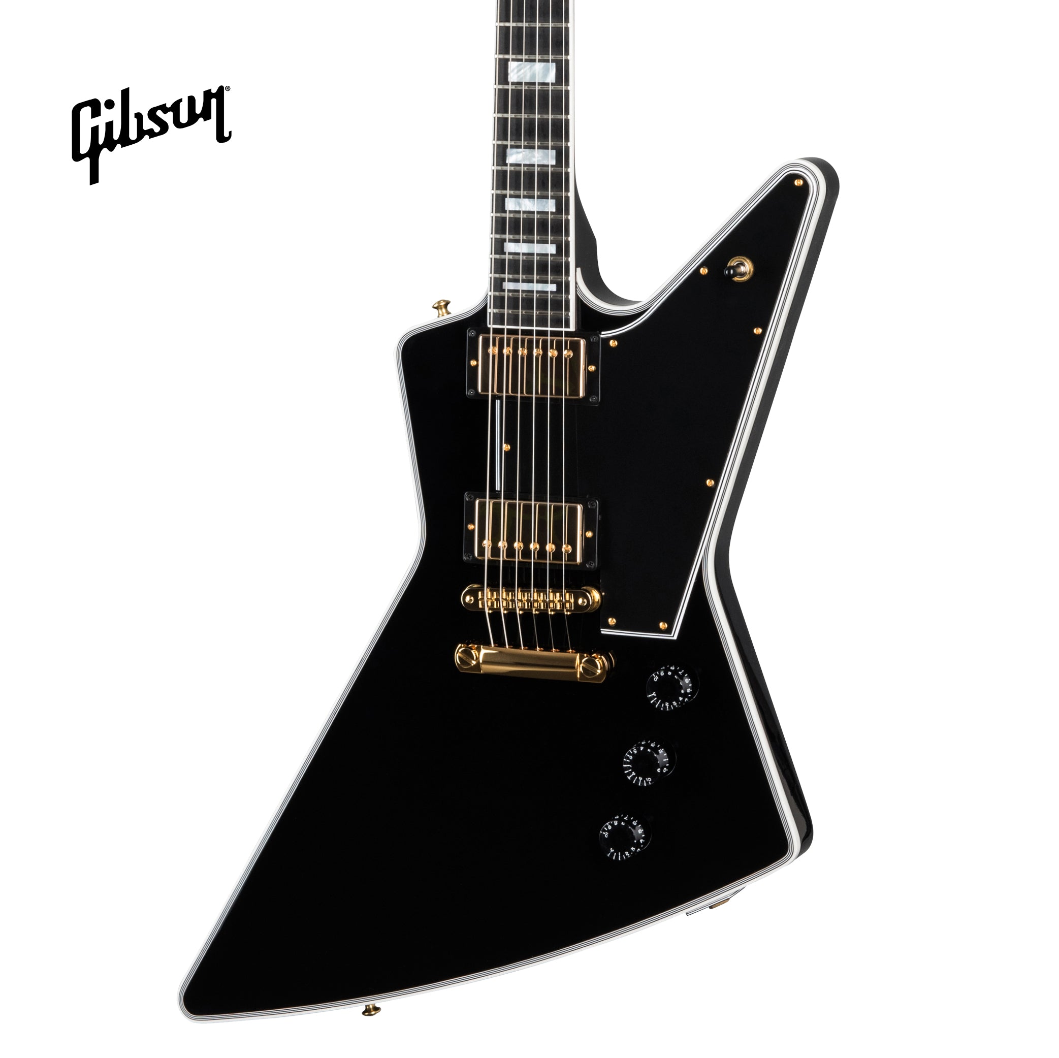 GIBSON EXPLORER CUSTOM ELECTRIC GUITAR WITH EBONY FINGERBOARD - EBONY
