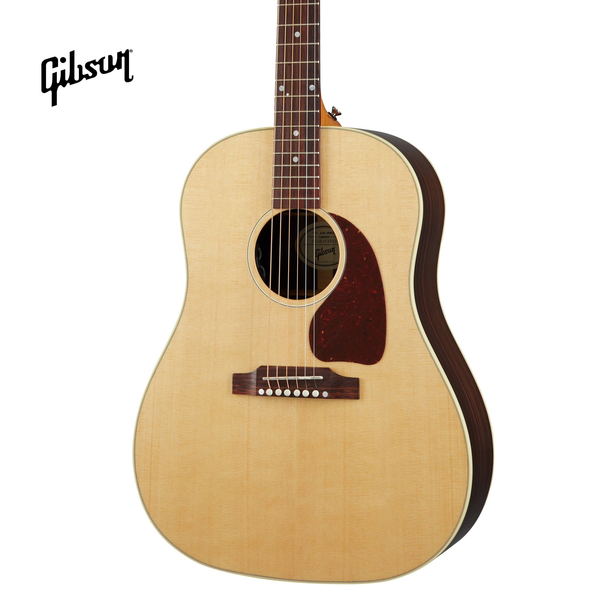 GIBSON J-45 STUDIO ROSEWOOD ACOUSTIC-ELECTRIC GUITAR - ANTIQUE NATURAL