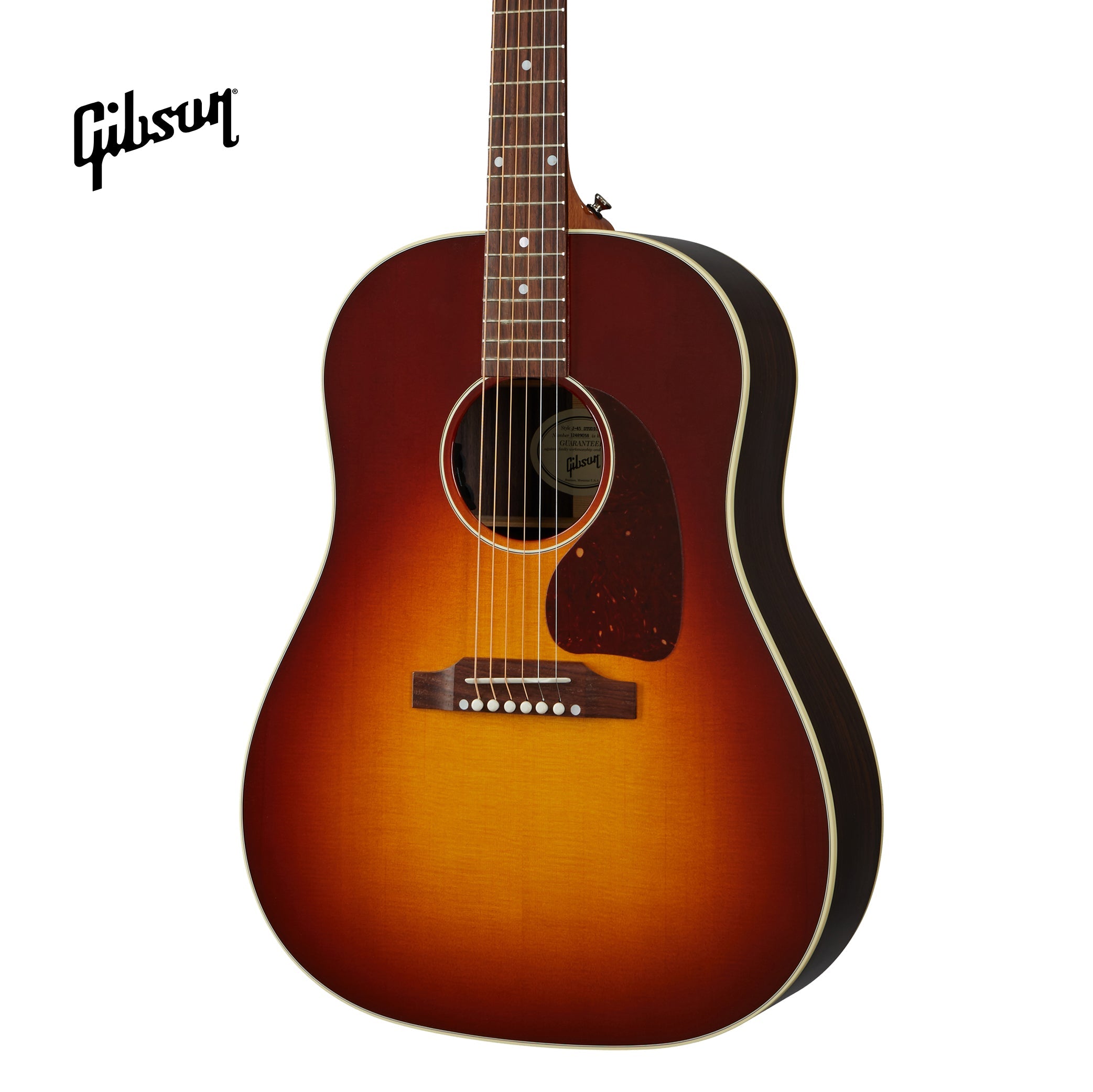 GIBSON J-45 STUDIO ROSEWOOD ACOUSTIC-ELECTRIC GUITAR - ROSEWOOD BURST