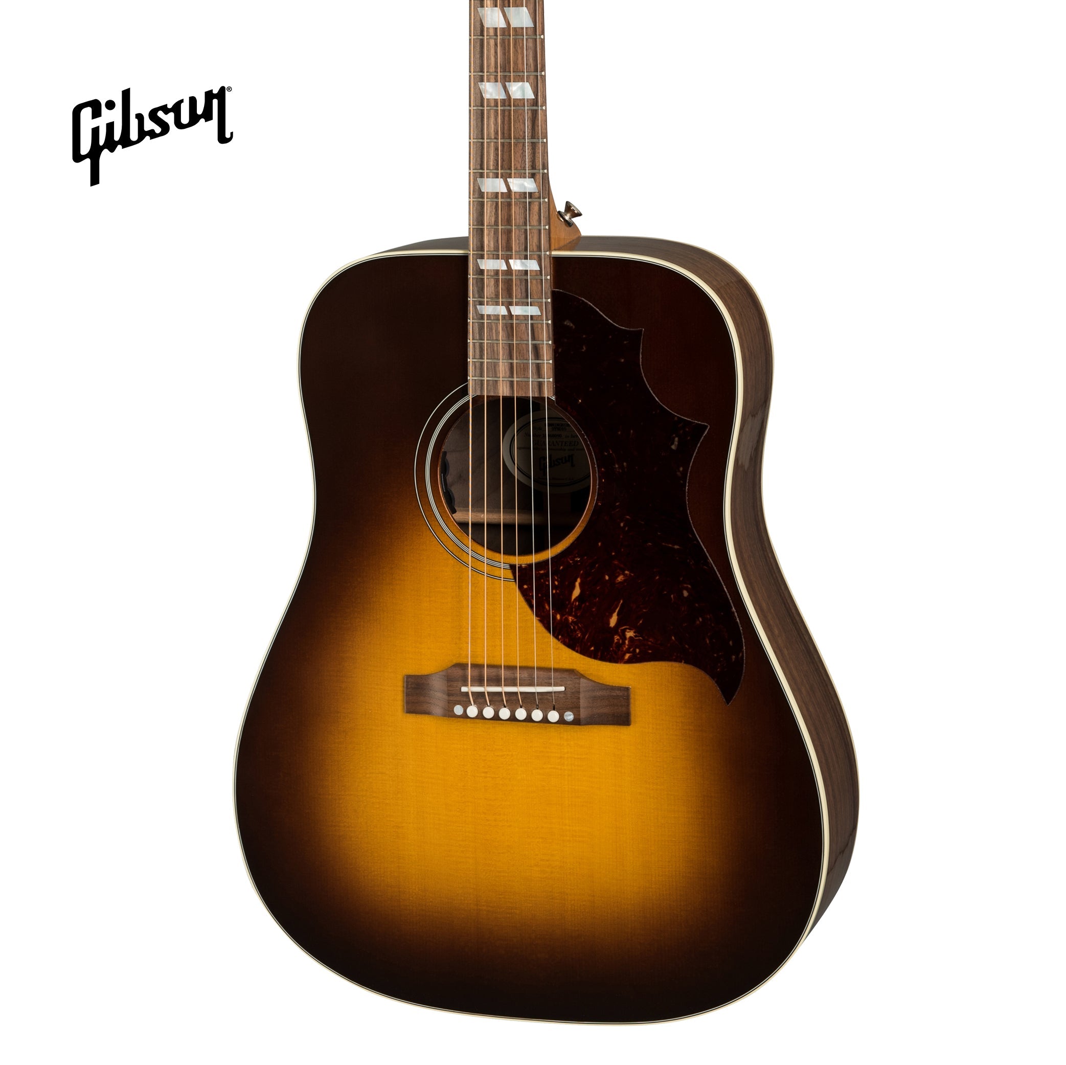 GIBSON HUMMINGBIRD STUDIO WALNUT ACOUSTIC-ELECTRIC GUITAR - WALNUT BURST