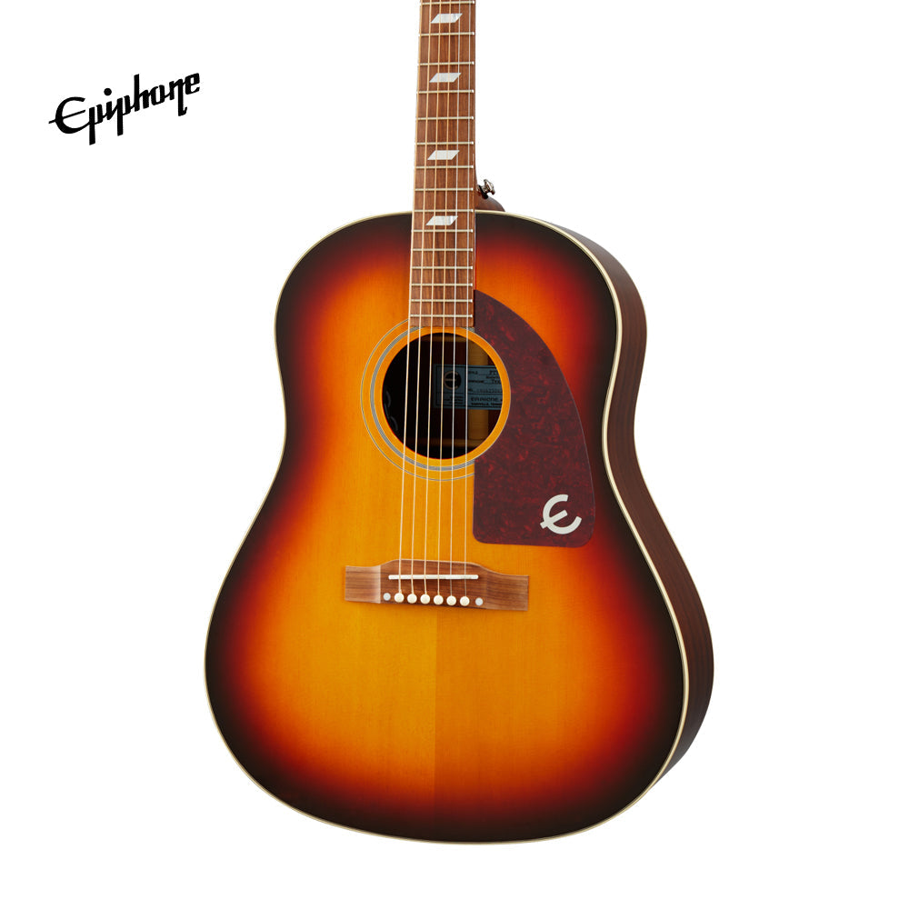 Epiphone Masterbilt Texan Acoustic-Electric Guitar - Faded Cherry Aged Gloss