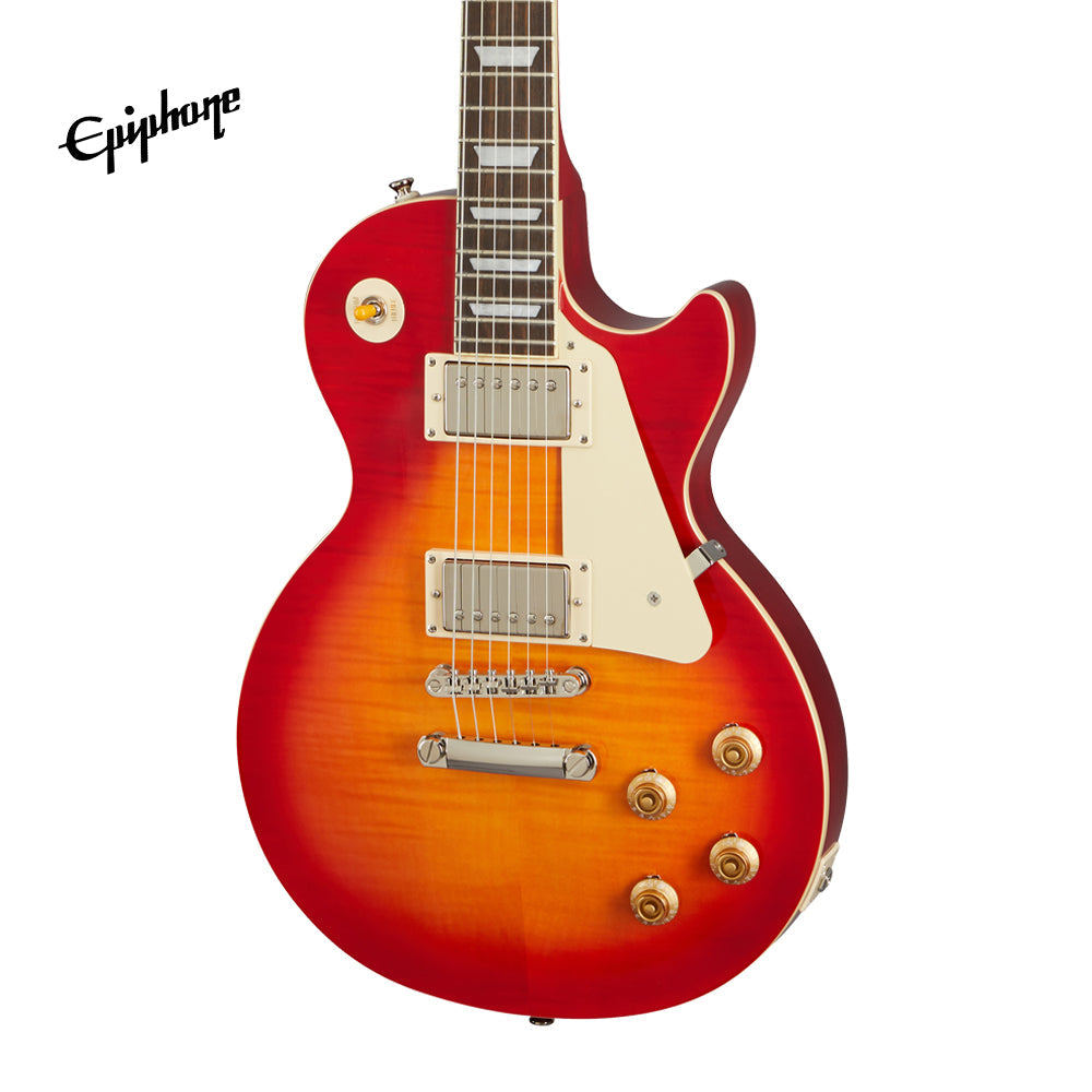 (Epiphone Inspired by Gibson Custom) Epiphone Limited Edition 1959 Les Paul Standard Electric Guitar, Case Included - Aged Dark Cherry Burst