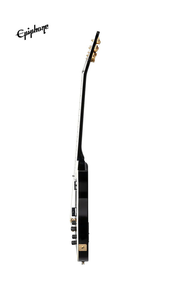 Epiphone Matt Heafy Les Paul Custom Origins 7-String Electric Guitar, Case Included - Ebony