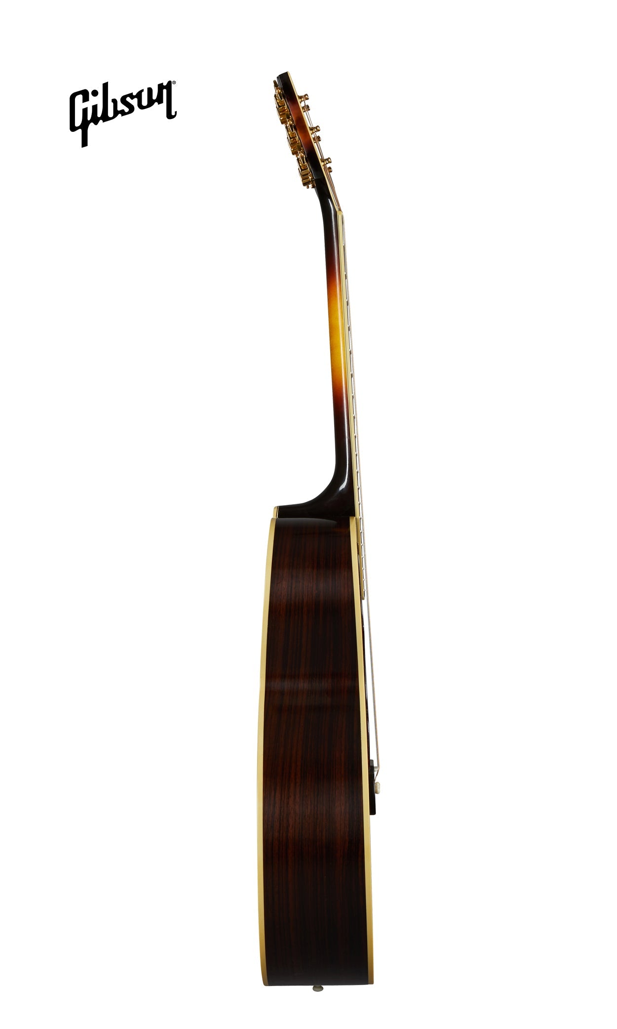 GIBSON PRE-WAR SJ-200 ROSEWOOD LEFT-HANDED ACOUSTIC GUITAR - VINTAGE SUNBURST