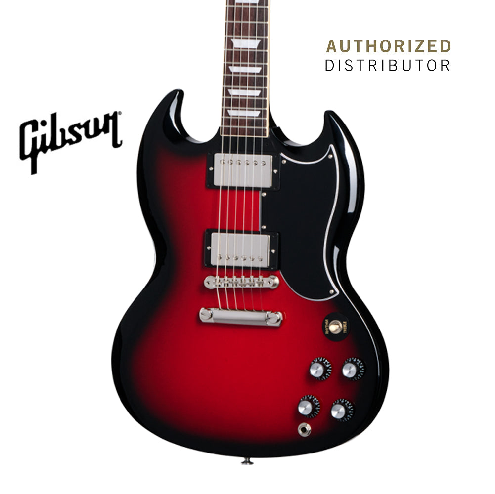 GIBSON SG STANDARD '61 STOPBAR ELECTRIC GUITAR - CARDINAL RED BURST