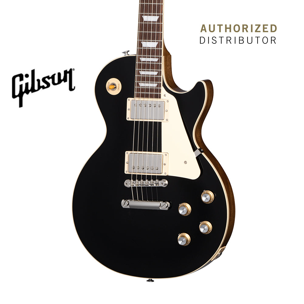 GIBSON LES PAUL STANDARD 60S PLAIN TOP ELECTRIC GUITAR - EBONY