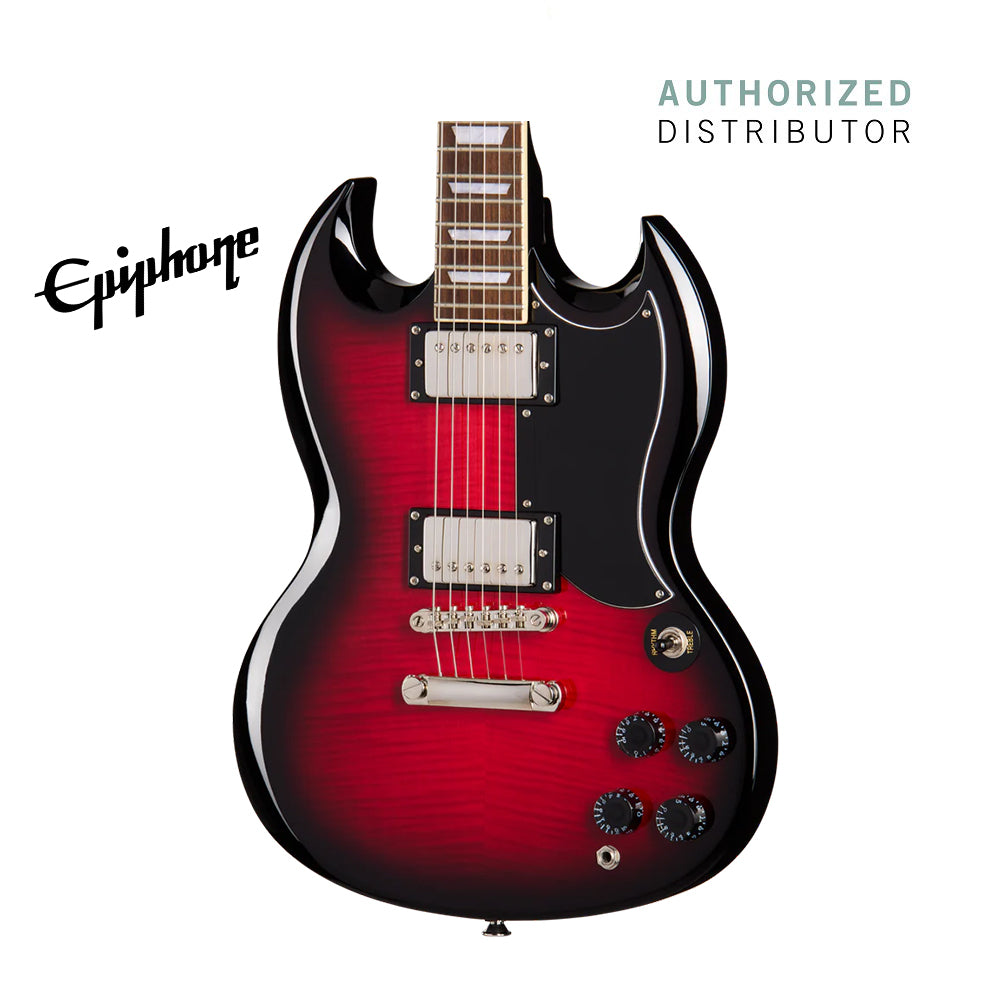 Epiphone SG Tribute Plus Electric Guitar - Cherry Burst