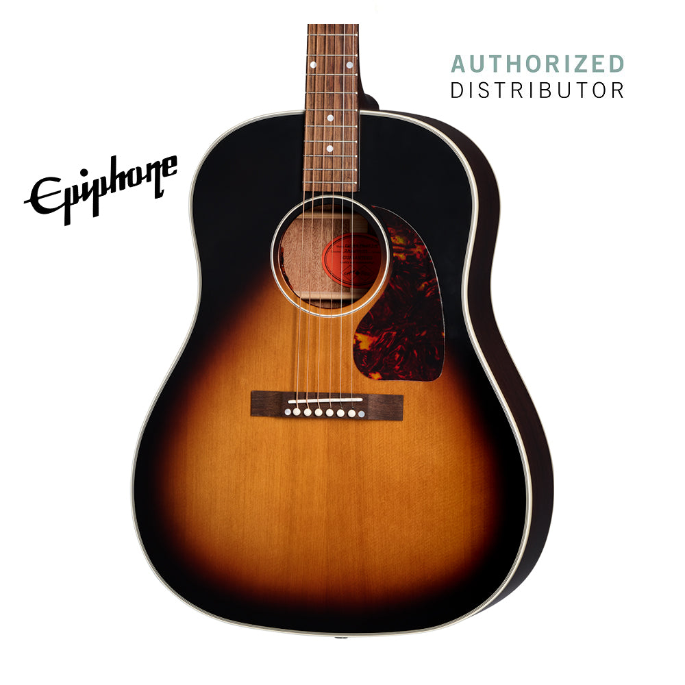 (Epiphone Inspired by Gibson Custom) Epiphone 1942 Banner J-45 Acoustic-Electric Guitar - Vintage Sunburst