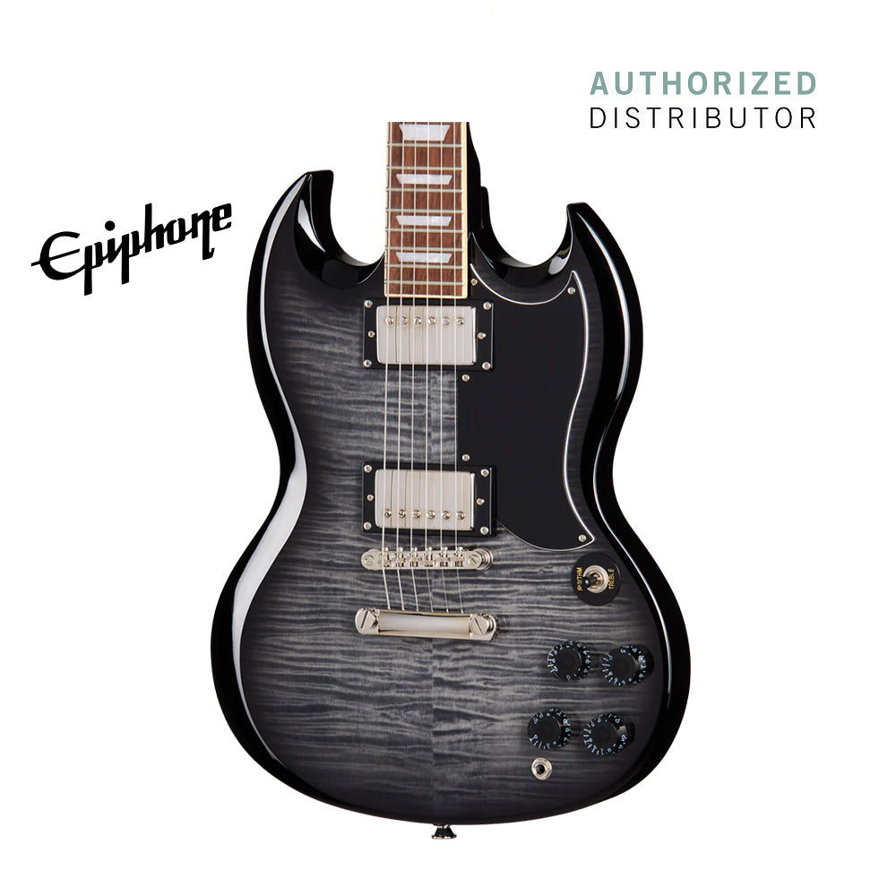 Epiphone SG Tribute Plus Electric Guitar - Transparent Ebony