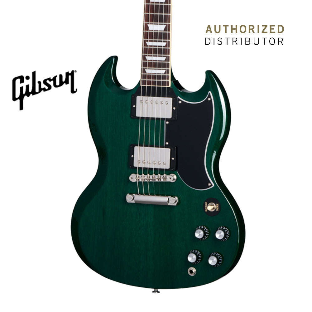 GIBSON SG STANDARD '61 STOPBAR ELECTRIC GUITAR - TRANSLUCENT TEAL