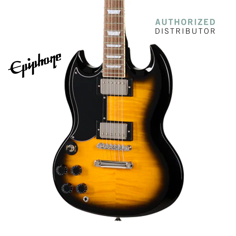 Epiphone SG Tribute Plus Left-handed Electric Guitar - Vintage Sunburst