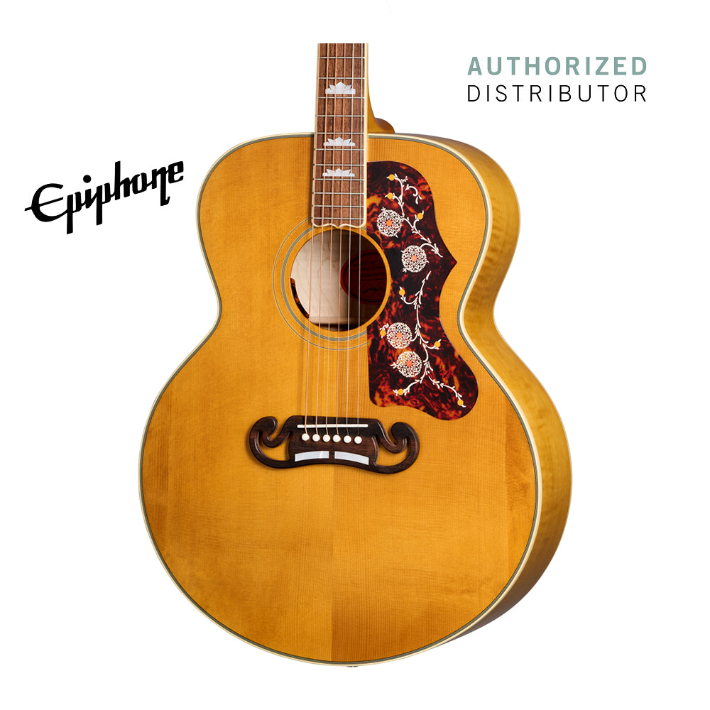 (Epiphone Inspired by Gibson Custom) Epiphone 1957 SJ-200 Acoustic-Electric Guitar - Antique Natural
