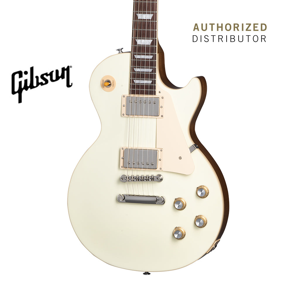 GIBSON LES PAUL STANDARD 60S PLAIN TOP ELECTRIC GUITAR - CLASSIC WHITE