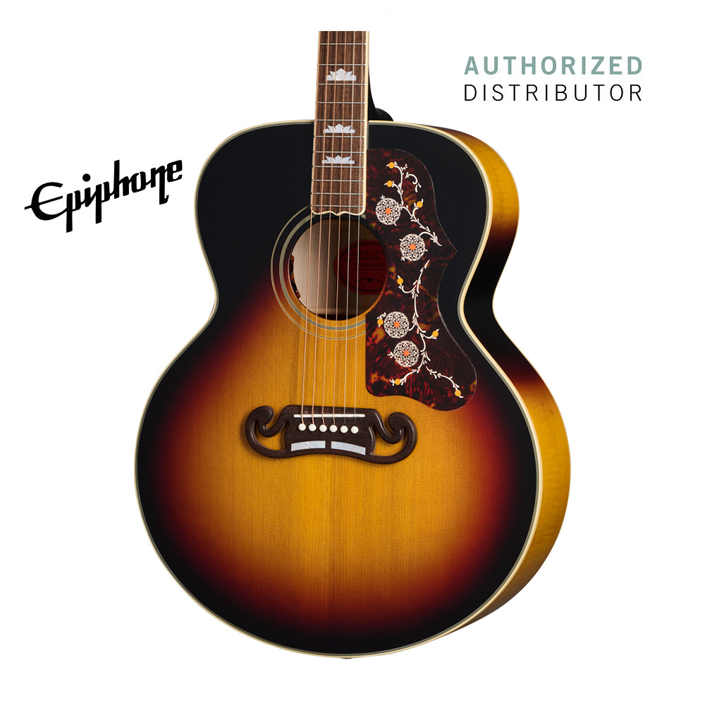 (Epiphone Inspired by Gibson Custom) Epiphone 1957 SJ-200 Acoustic-Electric Guitar - Vintage Sunburst