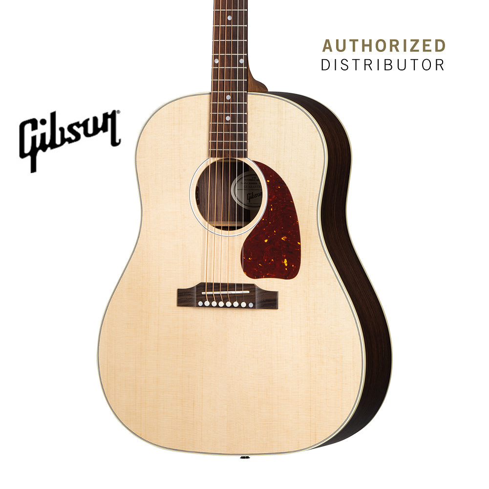 GIBSON J-45 STUDIO ROSEWOOD ACOUSTIC-ELECTRIC GUITAR - SATIN NATURAL (J45)