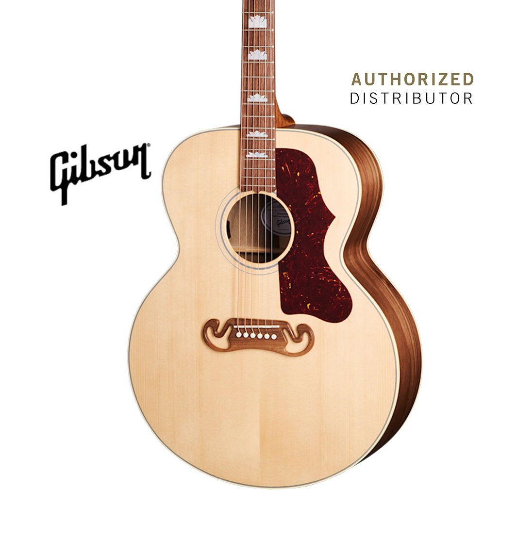 GIBSON ACOUSTIC SJ-200 STUDIO WALNUT ACOUSTIC-ELECTRIC GUITAR - NATURAL WITH GLOSS TOP