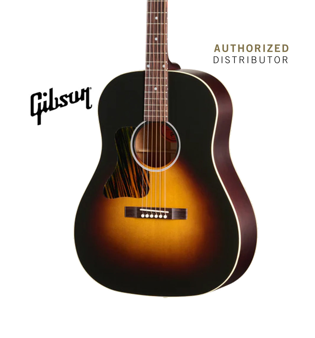 GIBSON ACOUSTIC J-45 CENTURY 12-FRET LEFT-HANDED ACOUSTIC GUITAR - VINTAGE SUNBURST