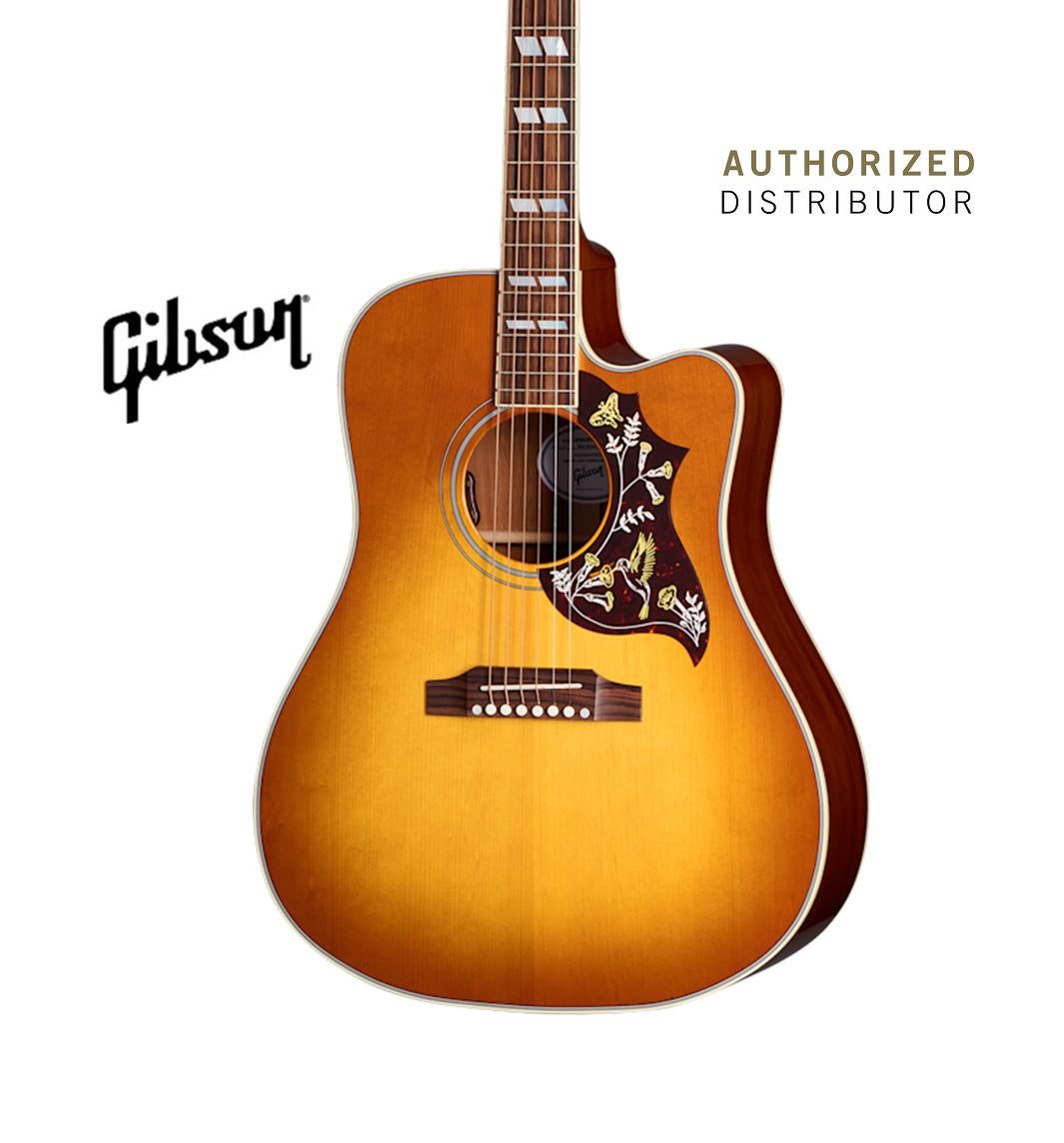 GIBSON ACOUSTIC HUMMINGBIRD STANDARD EC ACOUSTIC-ELECTRIC GUITAR - HERITAGE CHERRY SUNBURST