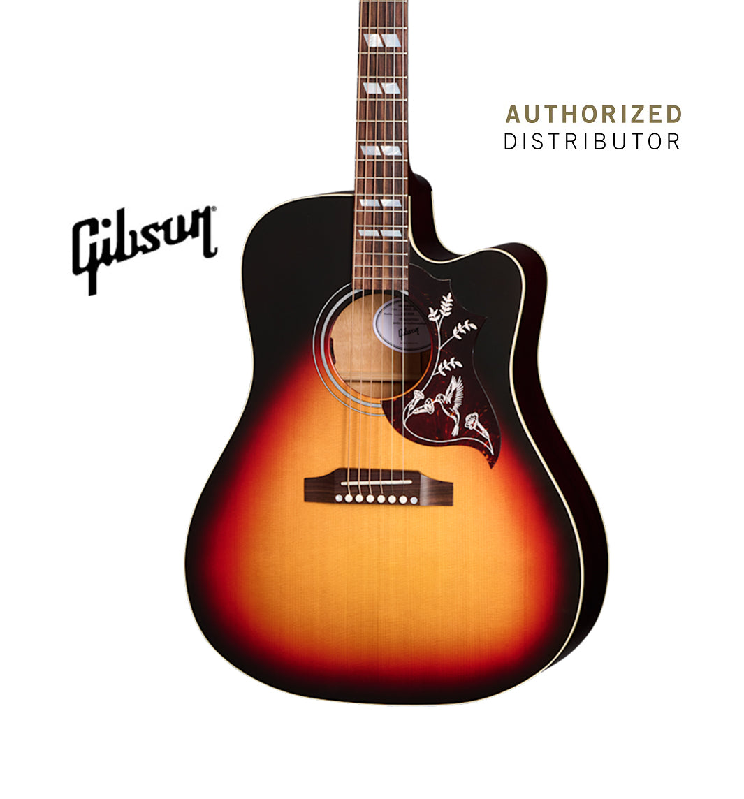 GIBSON ACOUSTIC HUMMINGBIRD STUDIO EC ACOUSTIC-ELECTRIC GUITAR - TRI-BURST SATIN