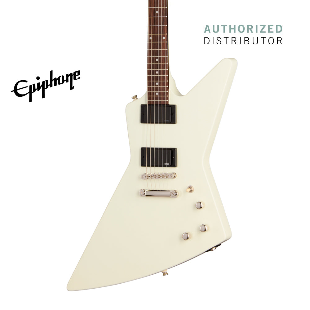 Epiphone Explorer 80s EMG Electric Guitar - Classic White