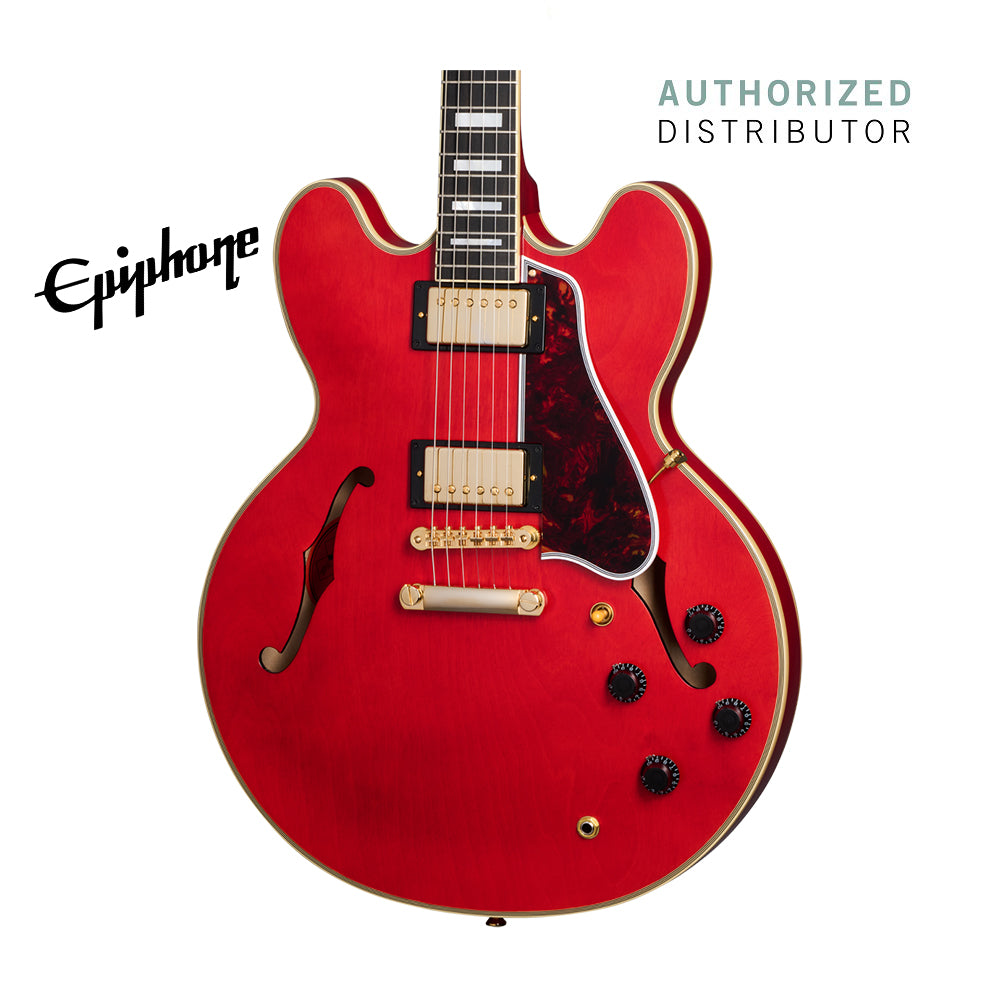 (Epiphone Inspired by Gibson Custom) Epiphone 1959 ES-355 Semi-Hollowbody Electric Guitar - Cherry Red