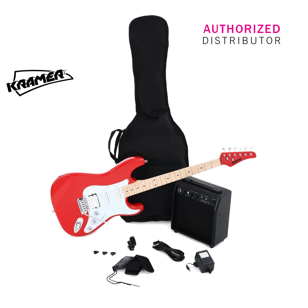 Kramer Focus Electric Guitar Player Pack - Red