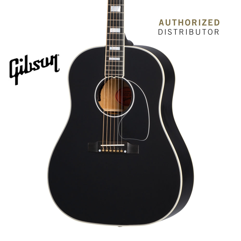 GIBSON J-45 CUSTOM ACOUSTIC-ELECTRIC GUITAR - EBONY (J45)