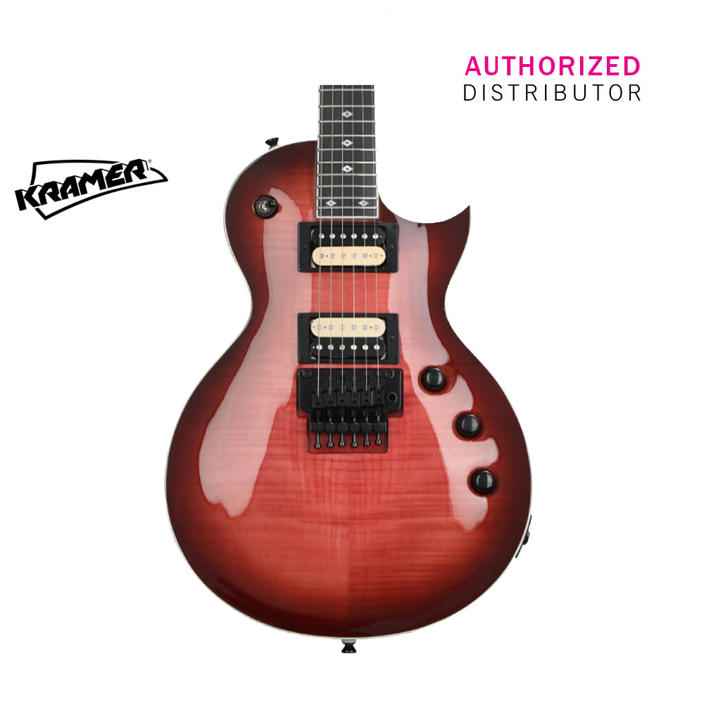 Kramer Assault Figured Electric Guitar with Premium Bag - Magenta Perimeter