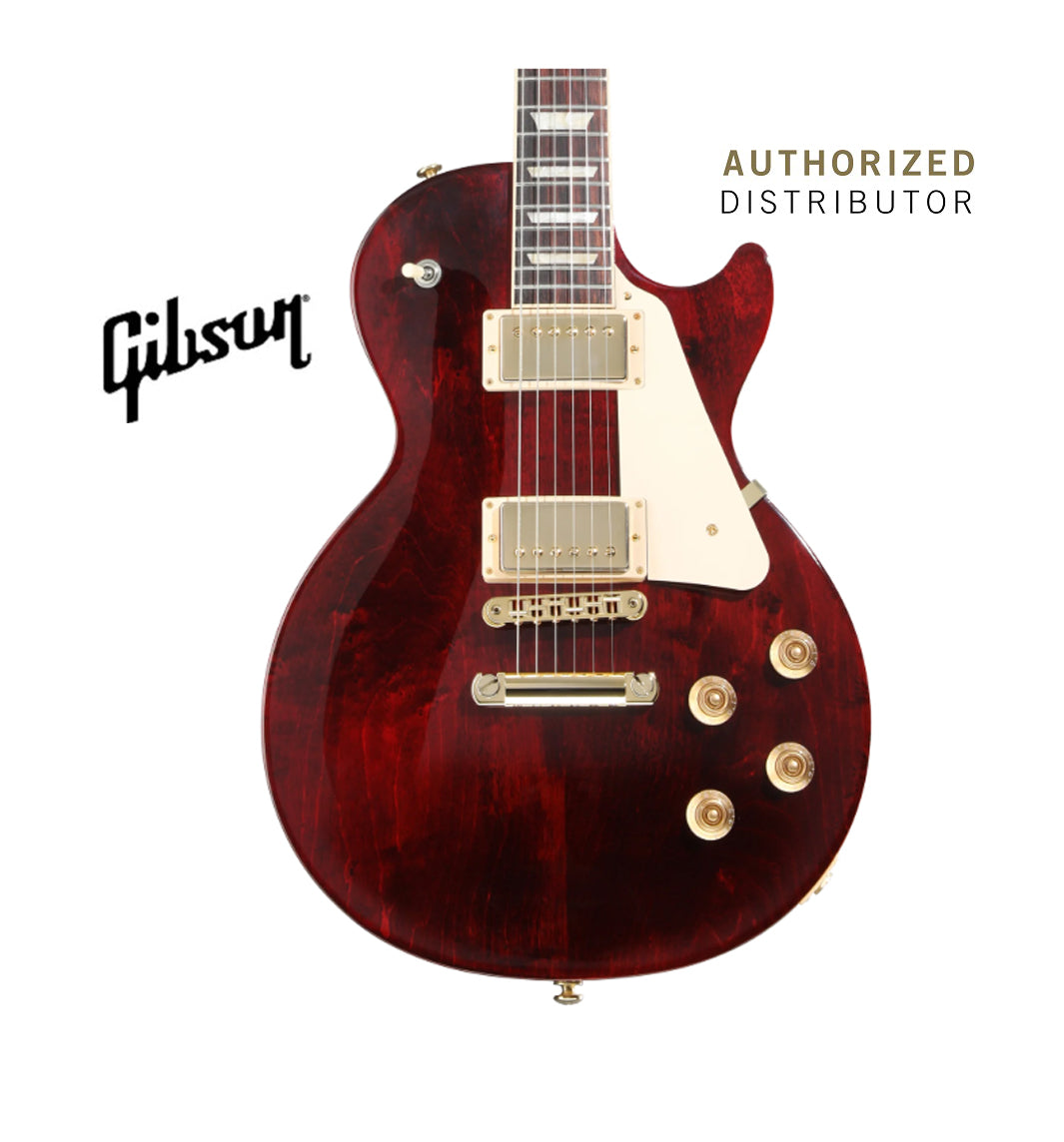 GIBSON USA LIMITED EDITION  LES PAUL STUDIO ELECTRIC GUITAR - WINE RED WITH GOLD HARDWARE