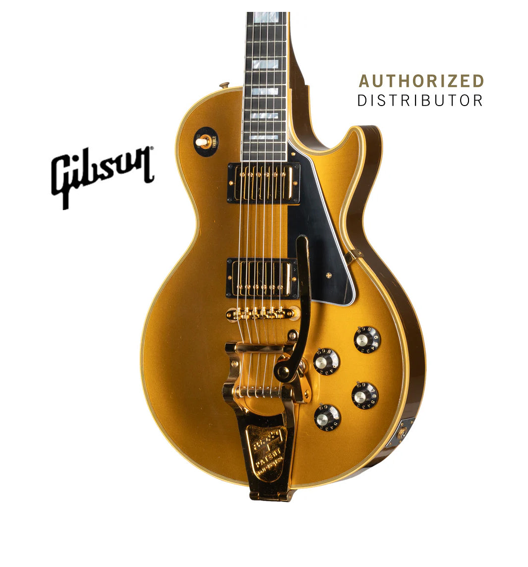 GIBSON CUSTOM LIMITED EDITION 1968 LES PAUL CUSTOM ELECTRIC GUITAR - DOUBLE GOLD, LIGHT AGED